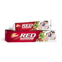 Picture of Dabur Red Ayurvedic Toothpaste, 100g, Pack of 72