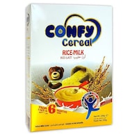 Confy Cereals Rice Milk, 250g, Carton of 12 Packs