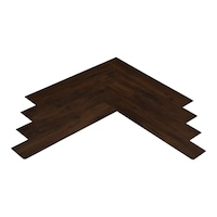 Picture of Walfloor Herringbone Lvt Click Wooden Design Flooring, LWH028, Carton of 20pcs, Dark Brown