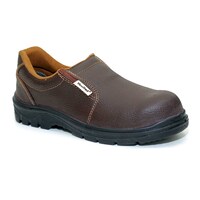 Vaultex Executive Safety Shoe without Lace, CHJ, Dark Brown