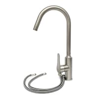 Haisheng Stainless Steel Basin Mixer Faucet, HS-D355, Gray