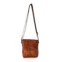 M&O Textured Leather Small Cross-Body Men Bag