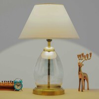 Picture of Tiered Smoke Luster Glass Table Lamp