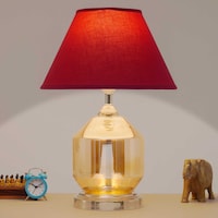 Picture of Kardish Amber Glass Table Lamp