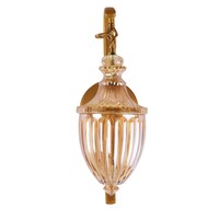 Picture of Crystorama Beautiful Textured Glass Hanging Wall Light, Clear & Gold