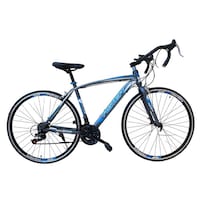 Aster Road Bike, GT-315, 700C-T-KF, 28inch, Grey & Blue