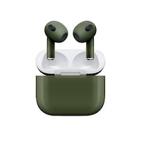Caviar AirPods Customized 3rd Generation Scratch Resistant Paint Wireless Earbuds, Green Glossy