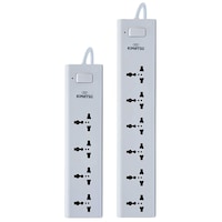 Picture of Kimatasu Spike Guard Power Strip Combo, White, Pack of 2