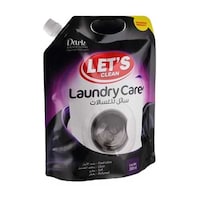 Let's Clean Extra Laundry Care Dark & Black Clothes Liquid Detergent, 2L - Carton of 4