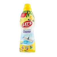 Picture of Let's Clean 2-in-1 Lemon Multi-Purpose Cleaner, 800ml - Carton of 12
