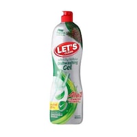Let's Clean All-in-1 Cleaning Power Pine Dishwashing Gel, 900ml - Carton of 12