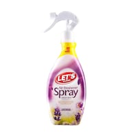 Let's Clean Aqua Mist Lavender Air Freshener Spray, 450ml - Carton of 6
