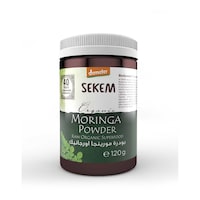 Sekem Organic Moringa Powder, 120g - Carton of 8