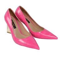 Milano Leather High Heels Pumps Pointy Toe Shoe, 8.5cm
