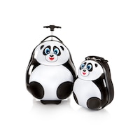 Picture of Heys Travel Tots Polycarbonate Panda Hard Case Luggage Set Of 1Pc, 18in, Black