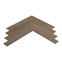 Picture of Walfloor Herringbone Lvt Click Wooden Design Flooring, LWH025, Carton of 20pcs, Light Gray