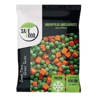 Picture of Safe Food Frozen Green Peas & Carrots, 400g - Carton of 20 Packs