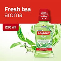 Colgate Plax Tea Fresh Mouthwash, 250ml, Carton Of 24 Pcs