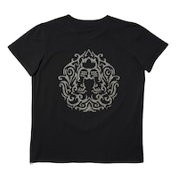 Picture of KVK Artwork Design Rineshine Hotfix Stone T-Shirt, Black & Gold