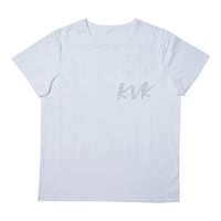 Picture of KVK Diamond King Backside Design Rineshine Hotfix Stone T-Shirt, White