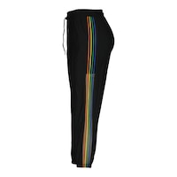 KVK Y&F Sports Trouser For Ladies, Black & Yellow