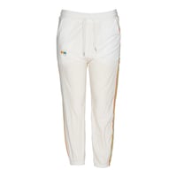 KVK Y&F Sports Trouser For Ladies, White & Yellow