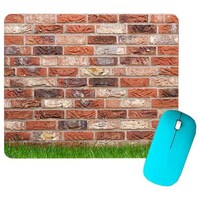 Brick Block Printed Mouse Pad, Multicolour