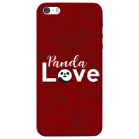Picture of Panda Love Printed Mobile Cover, Apple iPhone 5s, Red