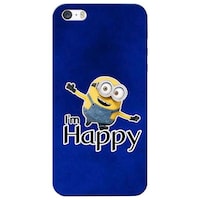 Picture of I'm Happy Minion Printed Mobile Cover, Apple iPhone 5s, Blue