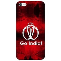 Picture of Go India World Cup Printed Mobile Cover, Apple iPhone 5s, Black & Red