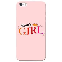 Picture of Mom's Girl Printed Mobile Cover, Apple iPhone 5s, Pink
