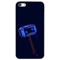 Picture of Thor Hammer Printed Mobile Cover, Apple iPhone 5s, Dark Blue