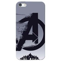 Picture of Avengers Team Printed Mobile Cover, Apple iPhone 5s, Grey & Black