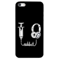 Picture of Music Addict Printed Mobile Cover, Apple iPhone 5s, Black