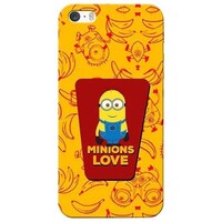 Picture of Minions Love Printed Mobile Cover, Apple iPhone 5s, Orange