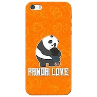 Picture of Panda Love Printed Mobile Cover, Apple iPhone 5s, Orange