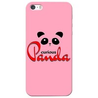 Picture of Curious Panda Printed Mobile Cover, Apple iPhone 5s, Pink