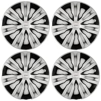 Picture of Prigan Wheel Cover for Dzire T3 DC, 14inch, 4Sets, Silver & Black