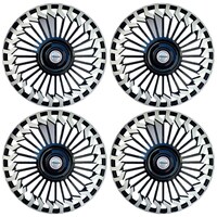 Picture of Prigan Wheel Cover for Universal Car, Hunter-REV, 4Sets, Black & Silver