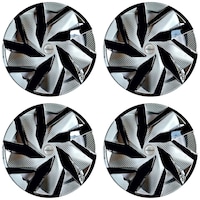 Picture of Prigan Wheel Cover for Universal Car, 4Sets, Silver & Black