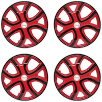 Picture of Prigan Wheel Cover for Tata Altroz, 14inch, 4Sets, Black & Red
