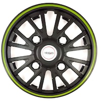 Picture of Prigan Wheel Cover for Universal Car, 4Sets, Black & Green