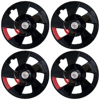 Picture of Prigan Wheel Cover for XUV, 17inch, 4Sets, Black & Red