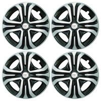 Picture of Prigan Wheel Cover for Universal Car, Tiago, 14inch, 4Sets, Black & Silver