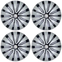 Picture of Prigan Wheel Cover for Universal Car, 16inch, 4Sets, Black & Silver