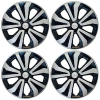 Picture of Prigan Wheel Cover for Tiago T1, 14inch, 4Sets, Silver & Black
