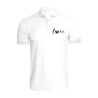 Picture of BYFT Minnie Love Embroidered Cotton Polo Neck T-shirt for Woman