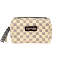 Chrixtina Rocca Beautiful You Chequered Cosmetic Pouch, Multicolor