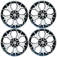 Picture of Prigan Wheel Cover for Universal Car, Magic, 15inch, 4Sets, Silver & Black