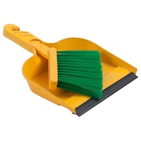 Picture of El Helal Smart Dustpan & Brush, Yellow & Green - Box of 24